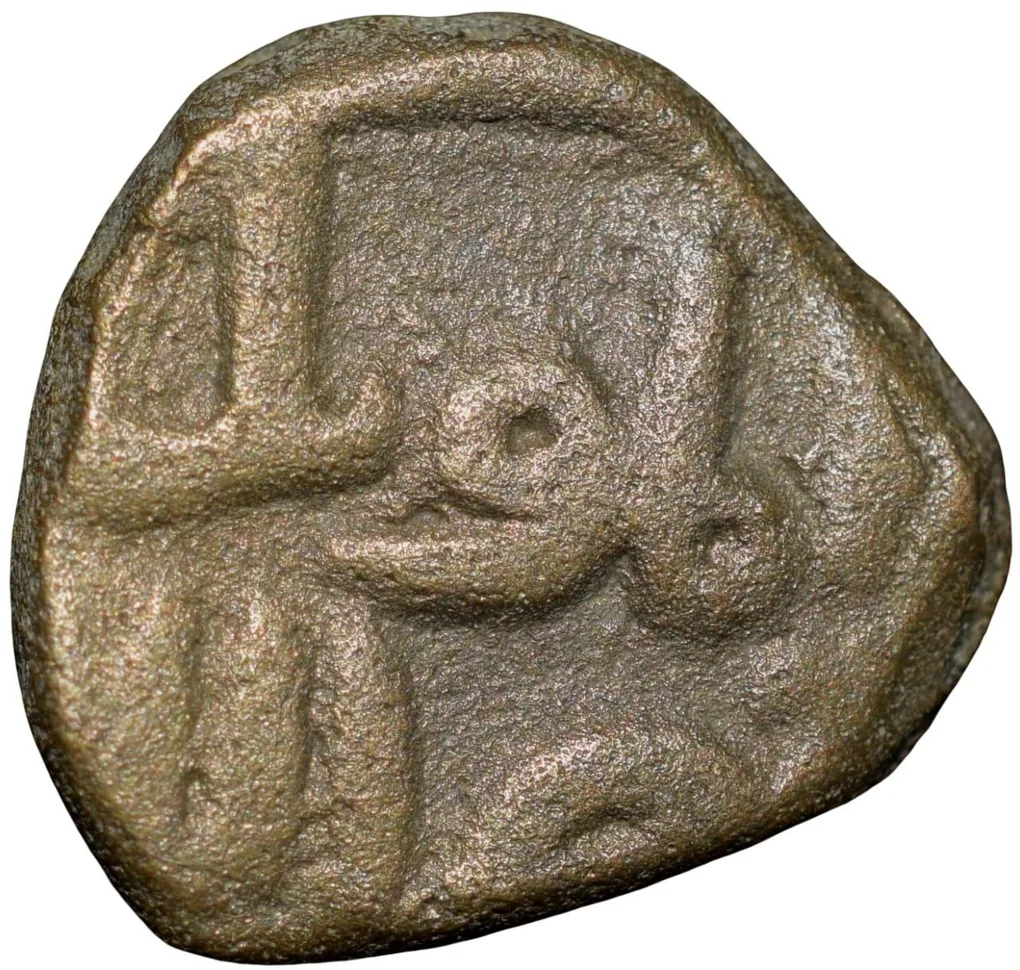 Copper Falus of Muhammad Shah I(AD1359-1375) of Bahamani Sultanate G&G BH39