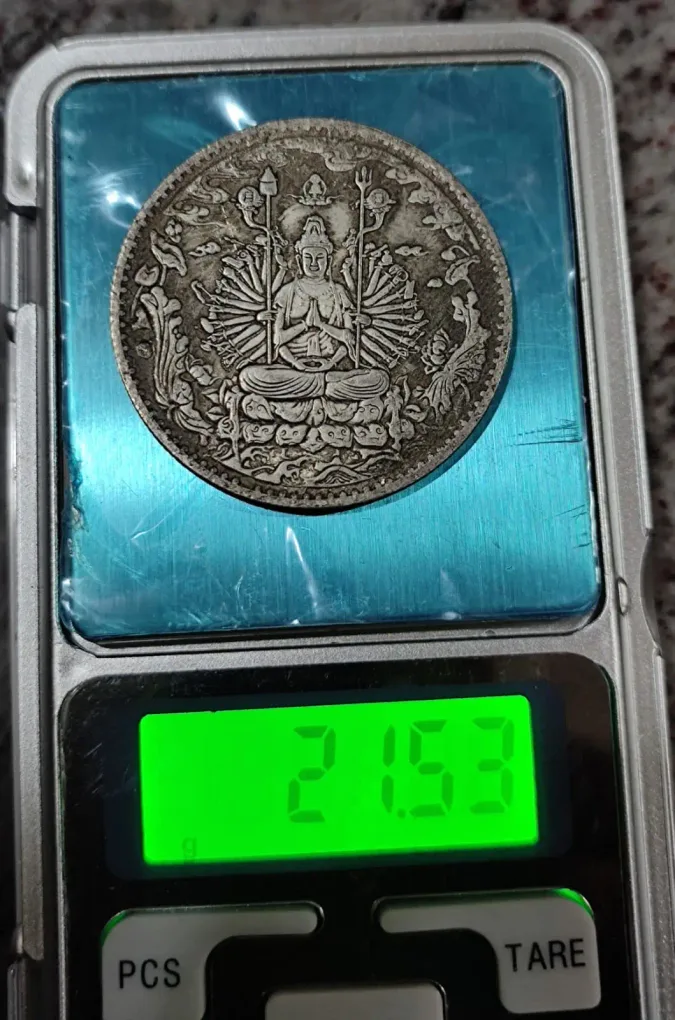 China old Tokan Buddha God very rare Weight 22 Gram Tokan. Buyer received one token