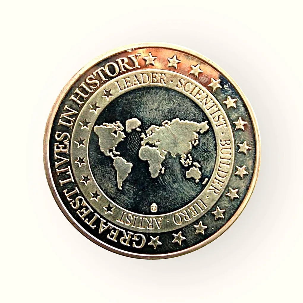 Mahatma Gandhi Token Great Lives in History Extremely Unique and Rare