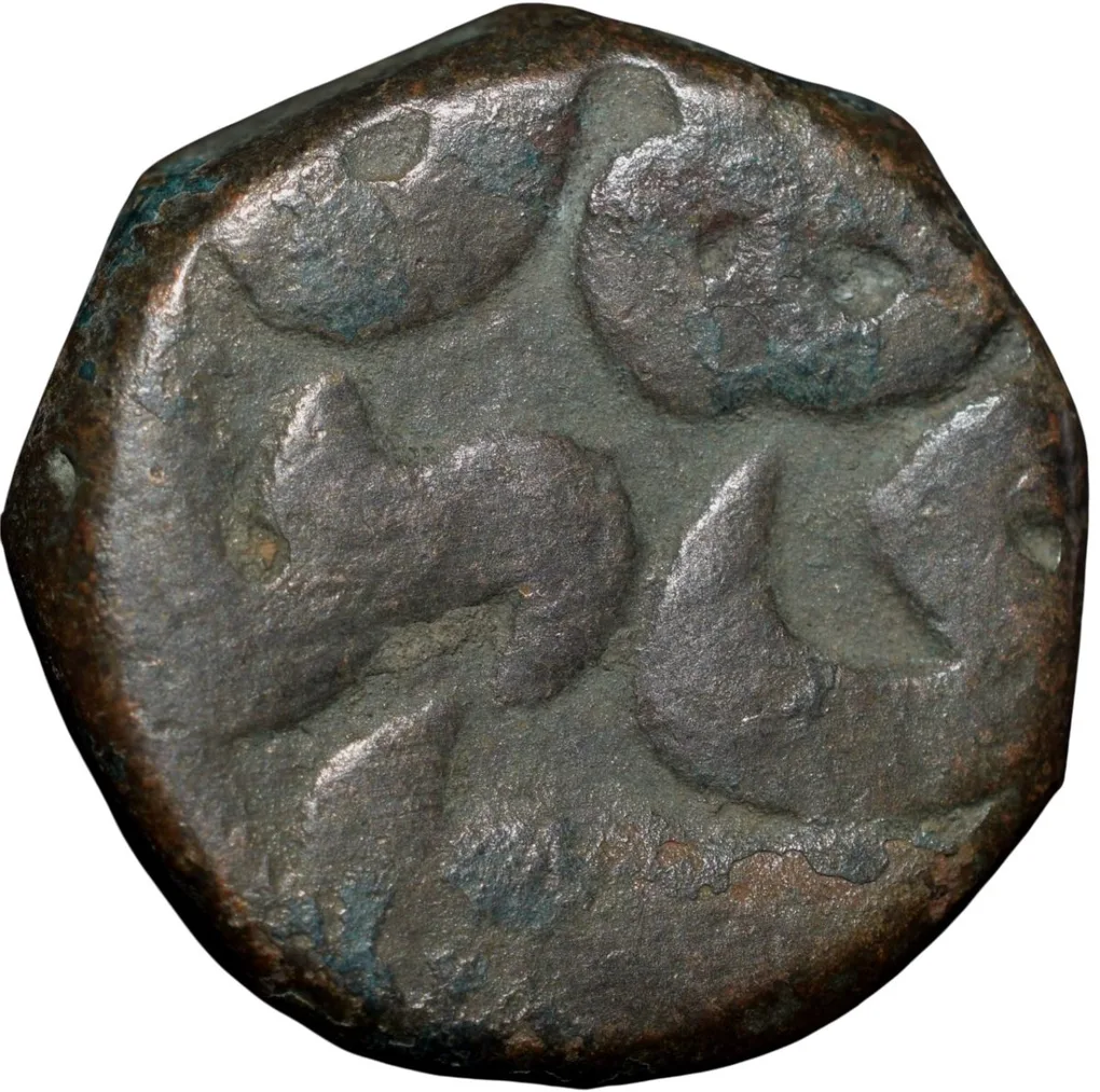Copper Dam of Akbar(AD1556-1605) of Dogaon Mint KM28.18 Beautiful Grade