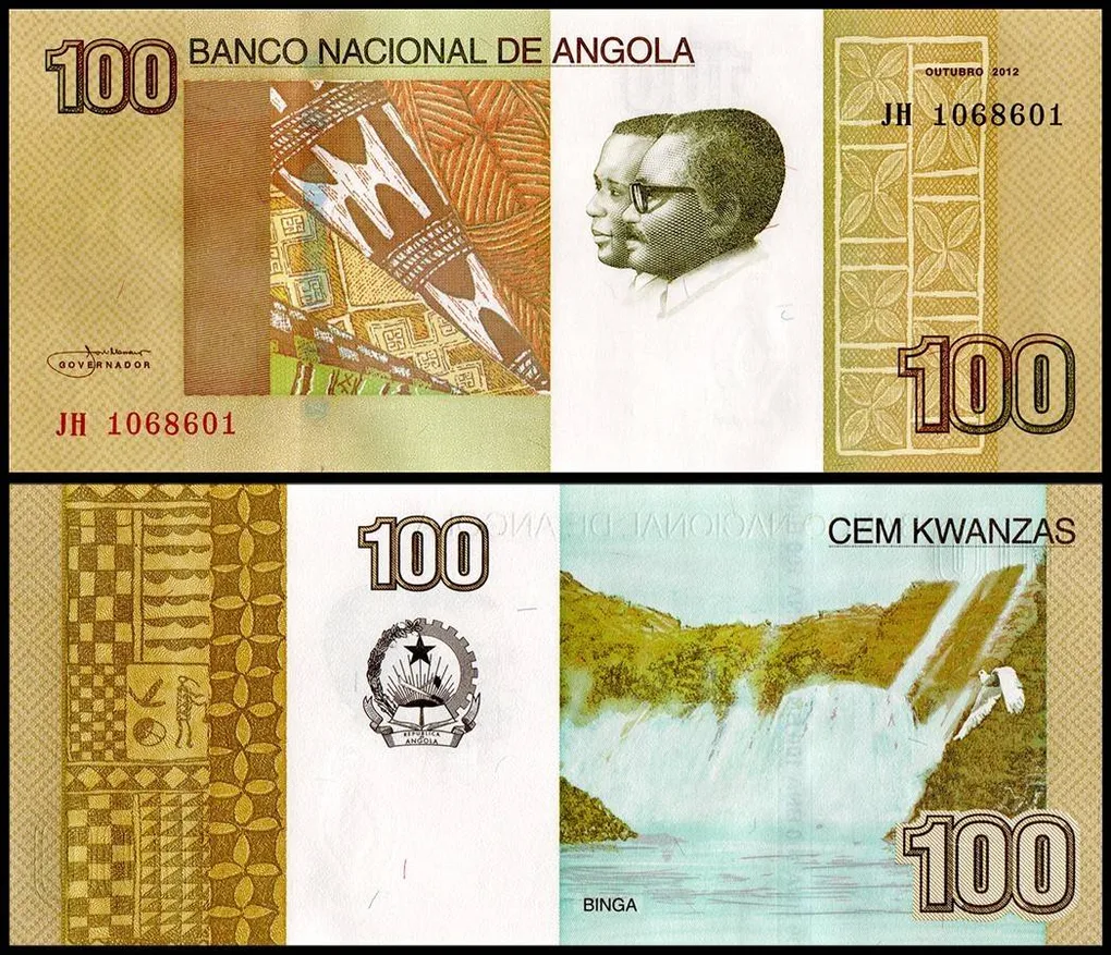Angola 100 Kwanzas World Banknote 2012 Issue P153a UNC Unique and Rare