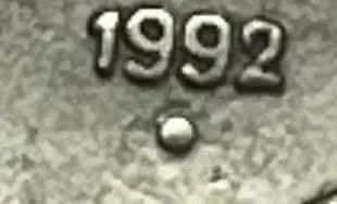 Extremely Rare Two Rs National Integration Coin 1992 Year Noida Mint