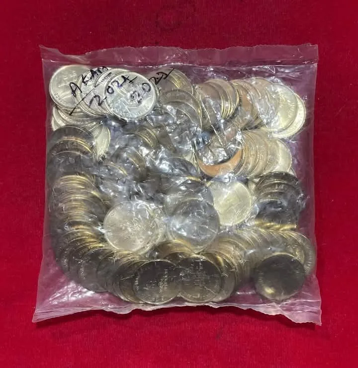 Extremely Rare 5 Rs Coin Packet 2021 AKAM 75th Amrit Mahotsav GEM UNC Condition RBI Sealed Packet