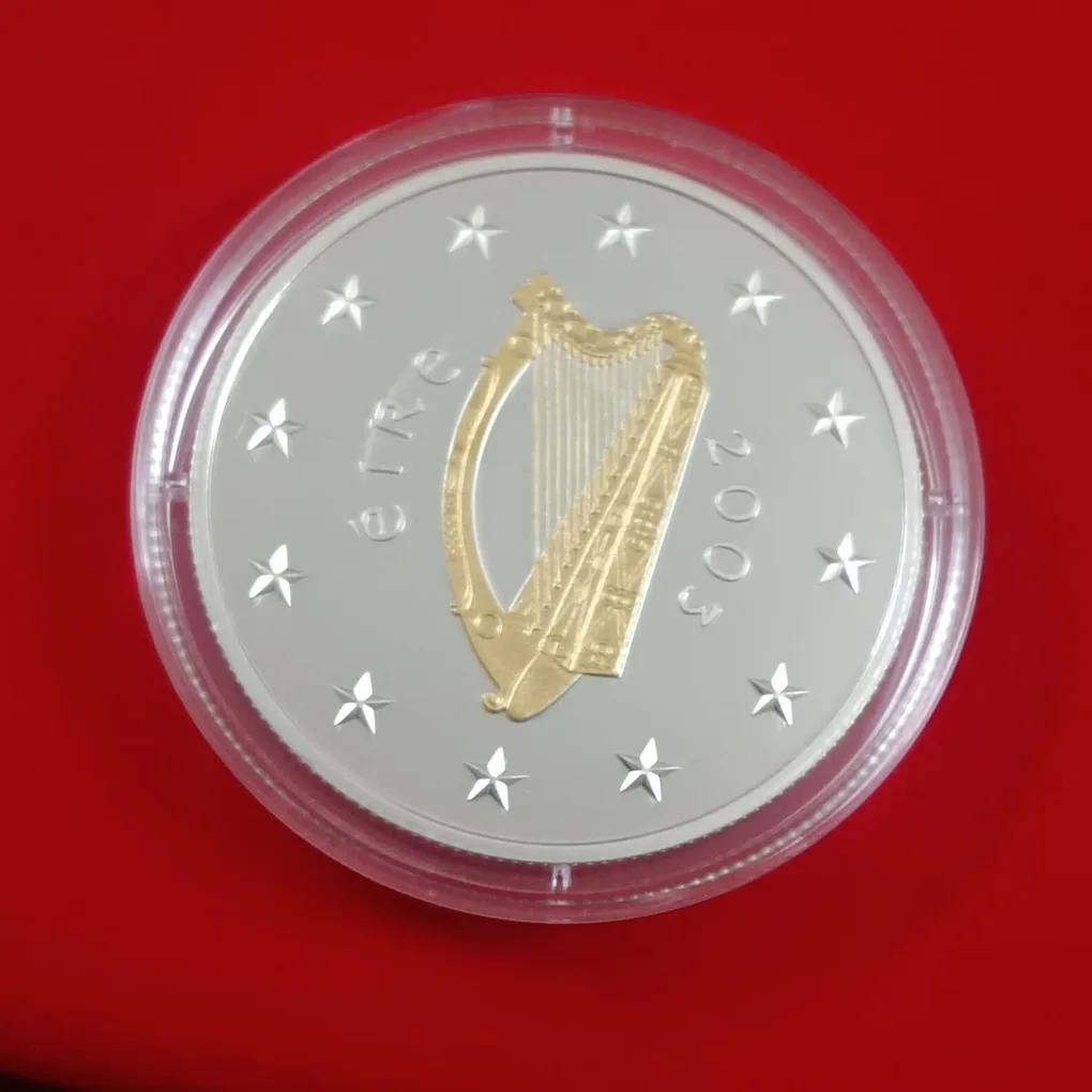 Extremely Rare Proof Coin 10 Euro Issued By The Central Bank of Ireland To Celebrate The 2003 Special Olympics World Summer Games in Ireland