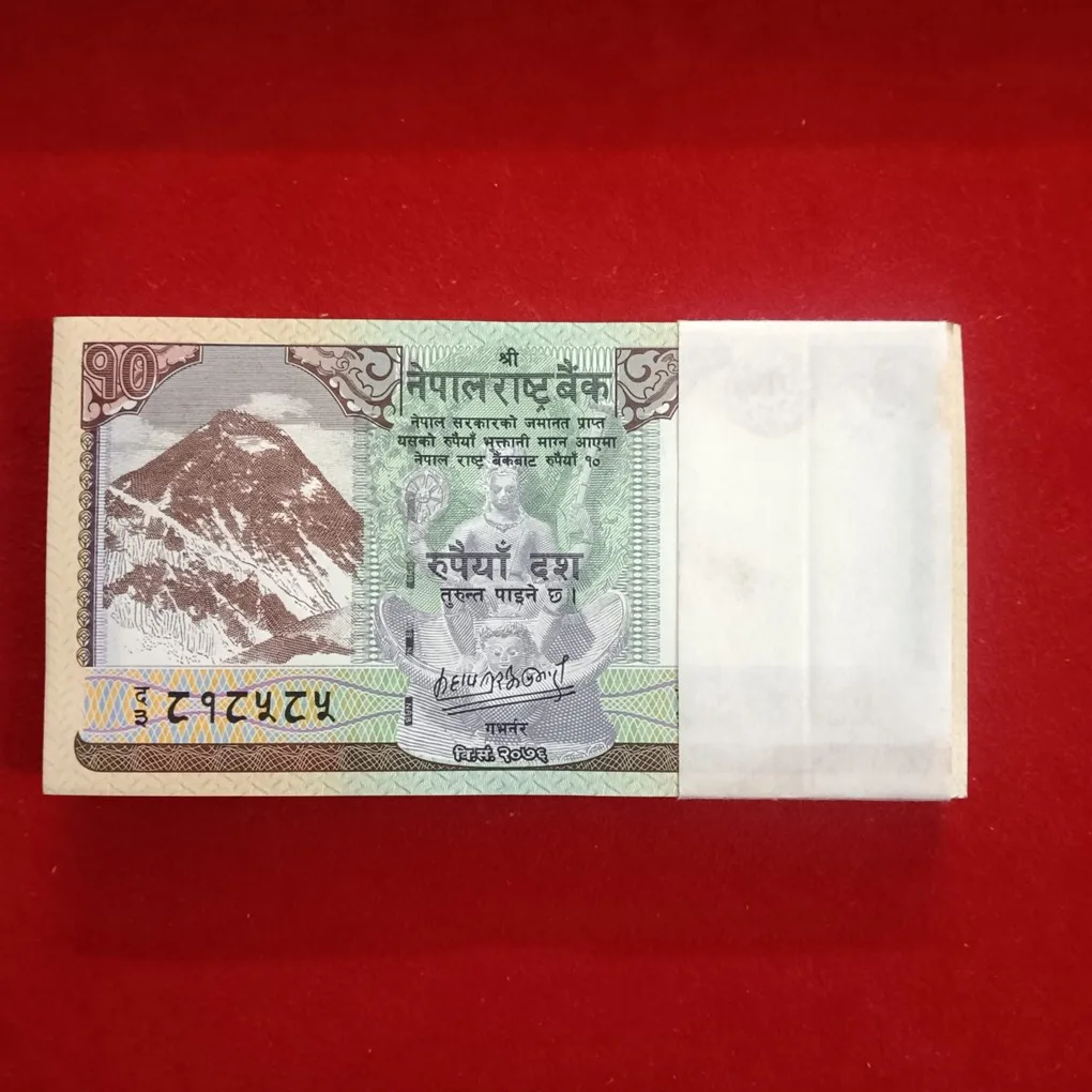 Rare Rare Ten Rupees Full Bundle Nepal Rastra Bank 2024 Year