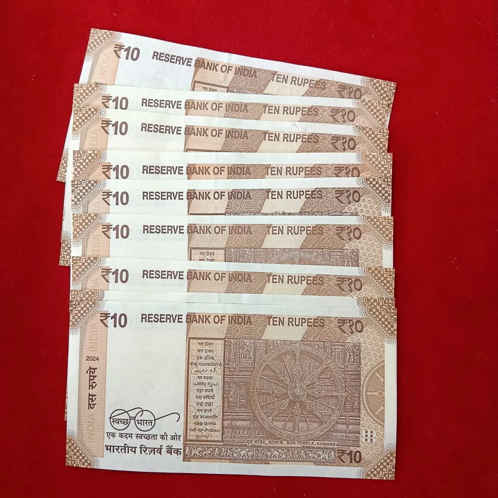 Ten Rs Fancy Number Notes Ending 786 All Notes 10 Pcs Given Republic of India