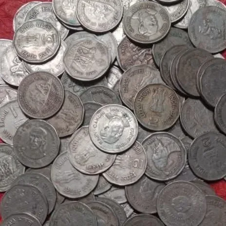 One And Two Rs Commemorative Scare Coins Many Varieties Or Mix Mints Coins 100 Pcs Given