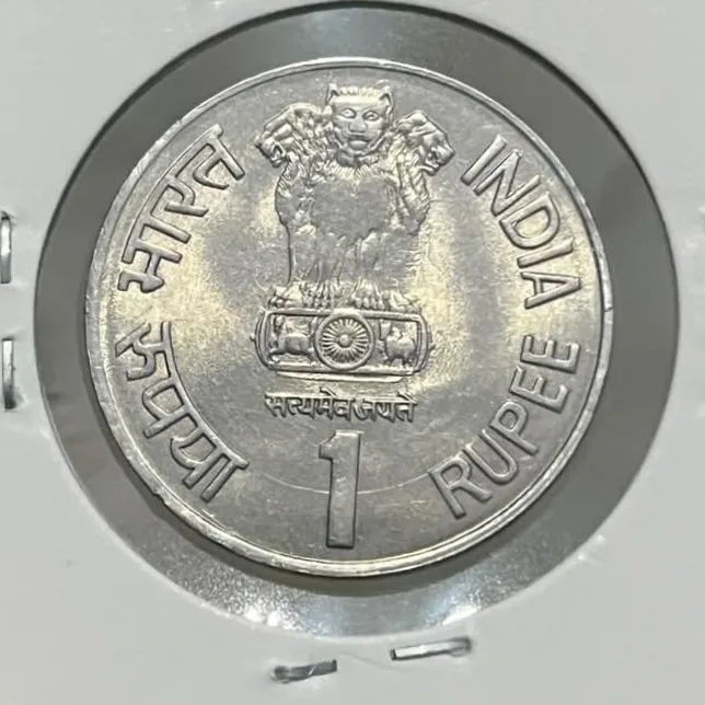 One Rs Rare Coin Maharana Pratap Ji 1540-1597 Bombay Mint 2003 Year 1 Pcs Given Bunc Condition 03