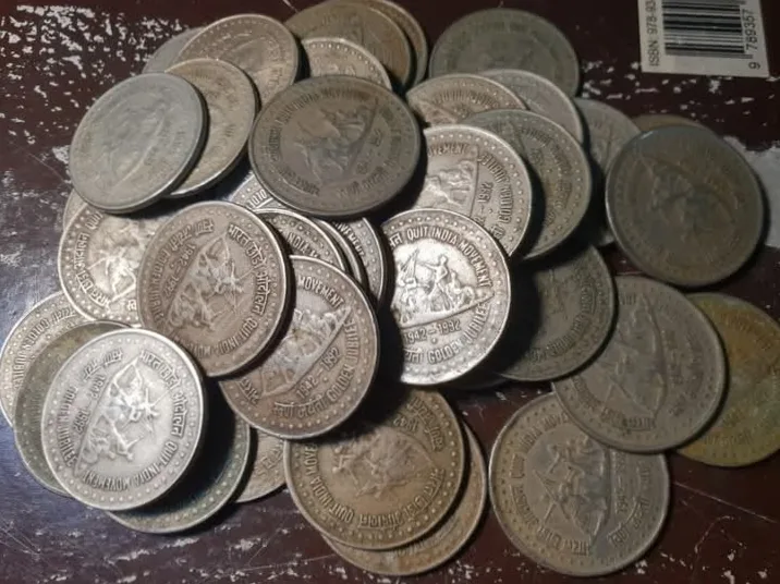 One Rs Quit India Movement 1942-1992 Golden Jubilee Mix Mints All 100 Pcs Given Republic of India