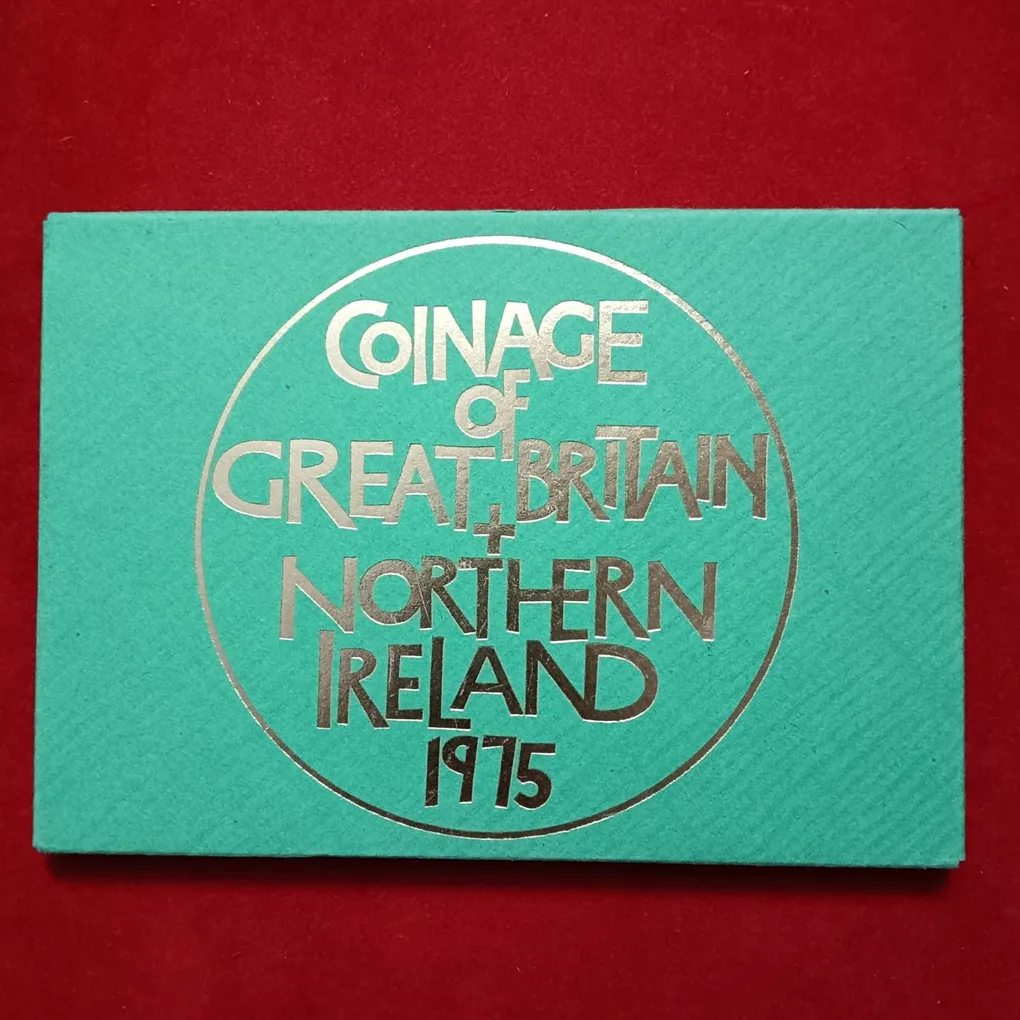 Extremely Rare Coinage of Great Britain Northern Ireland 1975 Year Proof Coin Set