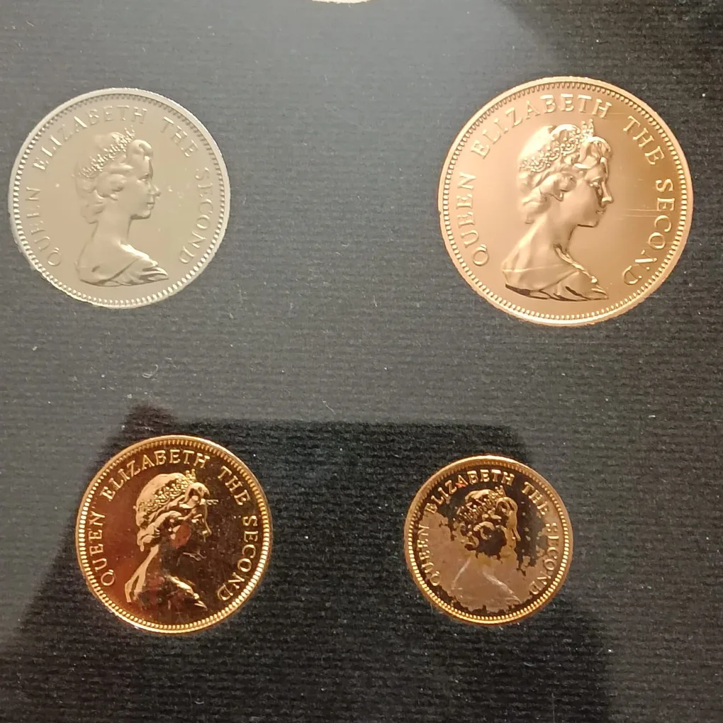 Extremely Rare Coinage of The Falkland Islands 1974 Year Proof Coin Set