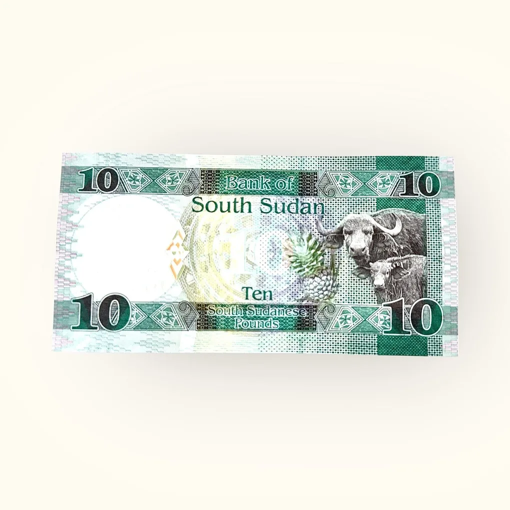 South Sudan 10 South Sudanese Pounds Banknote Ending 2016 UNC Ending 786