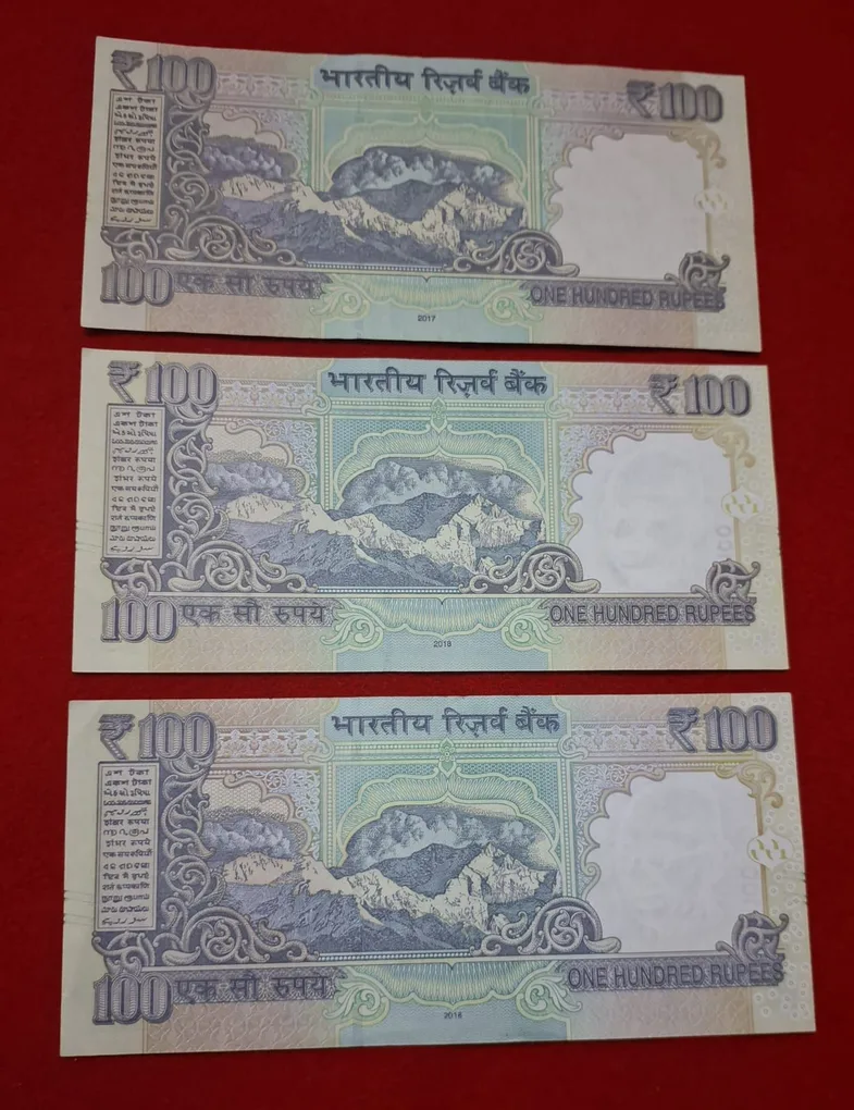 100 Rupee Note Ending 786 GEM UNC Condition Note Each Note Price 577.5