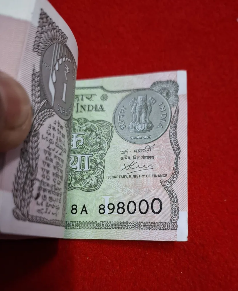 One Rupee Packet 2020 UNC Condition Packet Serial No. 897901