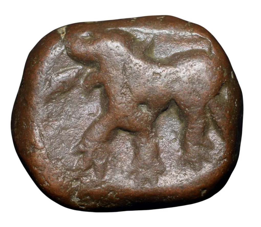 Copper Paisa of Namdar Khan(18th Cen.AD) of Hyderabad Feudatory of Elichpur Dated AH1206 & Pestonji Star Rare