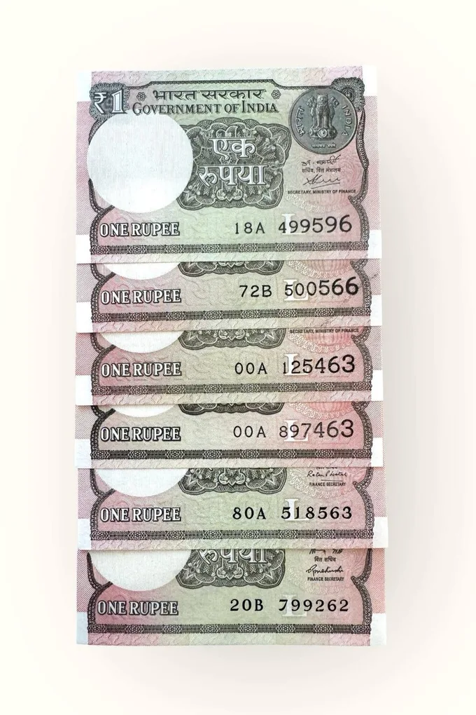 Re 1 India Banknote 2015 To 2020 Issue Unique and Rare