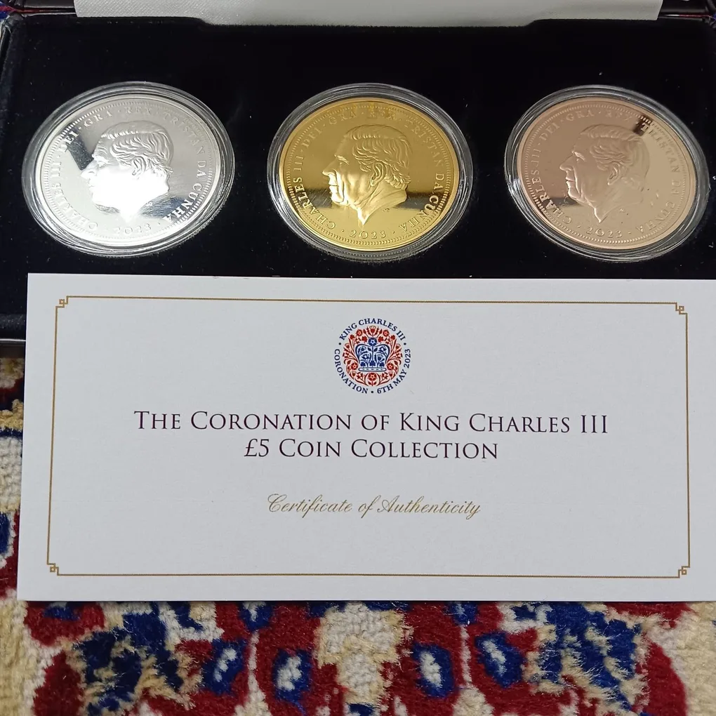 XXX Rare King Charles III Coronation 6 Th May 2023 Year Five Pounds Proof Coin The Jubilee Mint Of United Kingdom