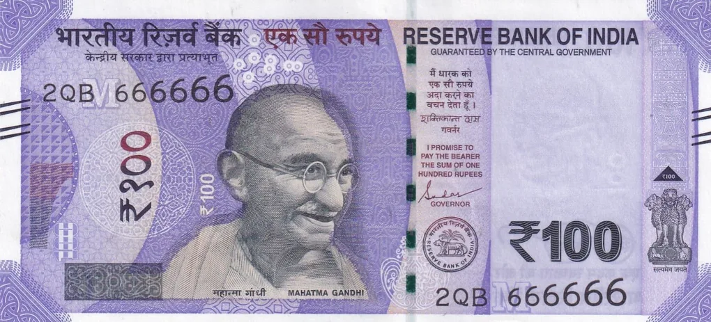 666666 Fancy Number 100 Rupees GEM 💎 UNC Rare Note