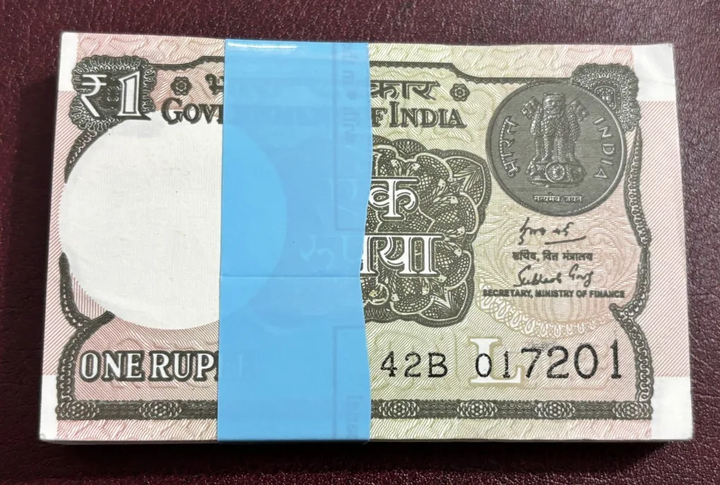 one rupee 2018 pink colored bundle