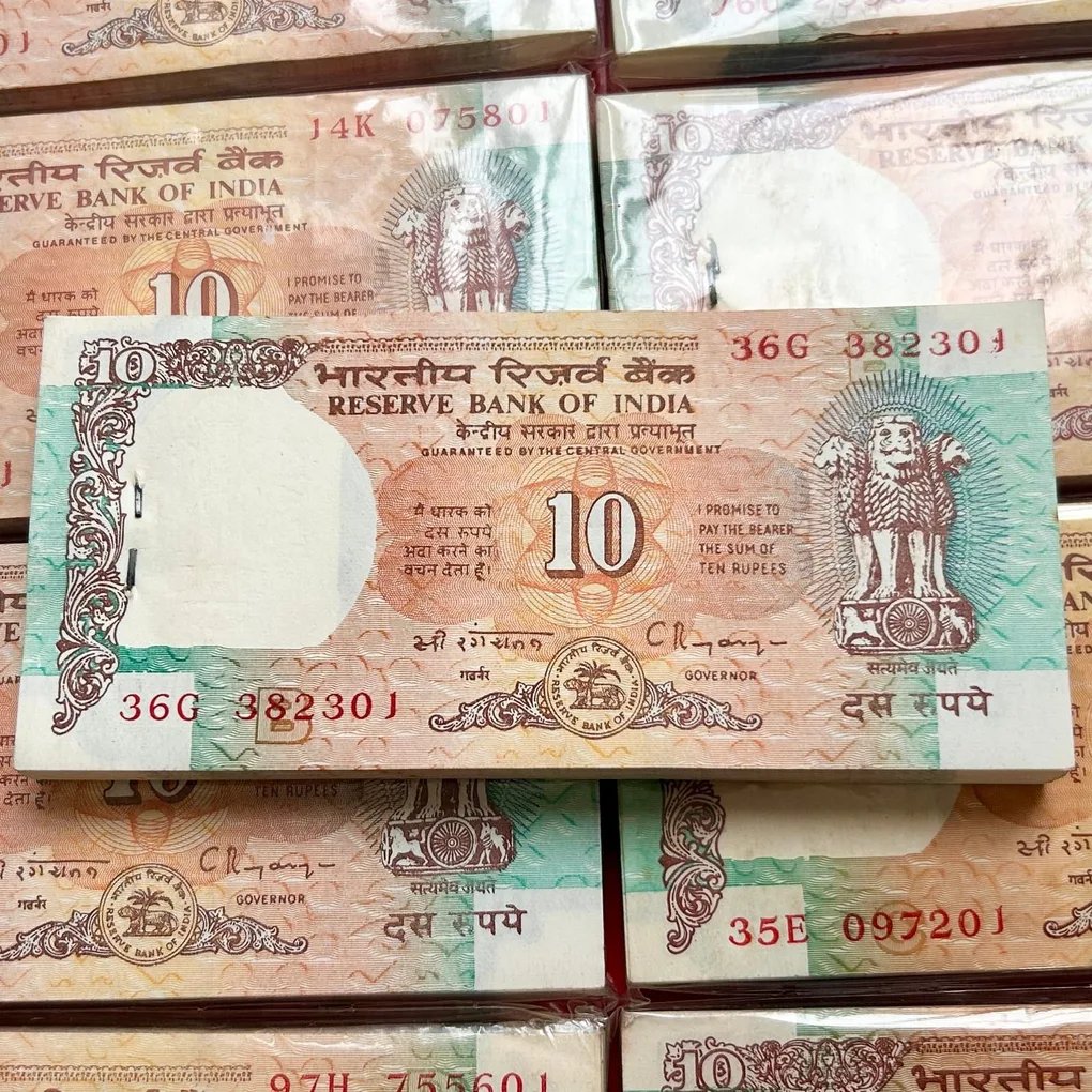 DAM Cheap Sale❤️🤑 Extremely Rare Ten Rupee Shalimar Garden Issue Bundle Governor C Rangarajan Serial Wise Gaddi 100 Notes Packet Different Serial No Given - Only Last Few Left Buy it Fast