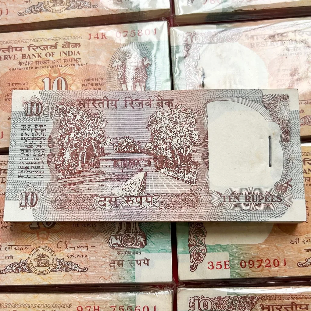 DAM Cheap Sale❤️🤑 Extremely Rare Ten Rupee Shalimar Garden Issue Bundle Governor C Rangarajan Serial Wise Gaddi 100 Notes Packet Different Serial No Given - Only Last Few Left Buy it Fast