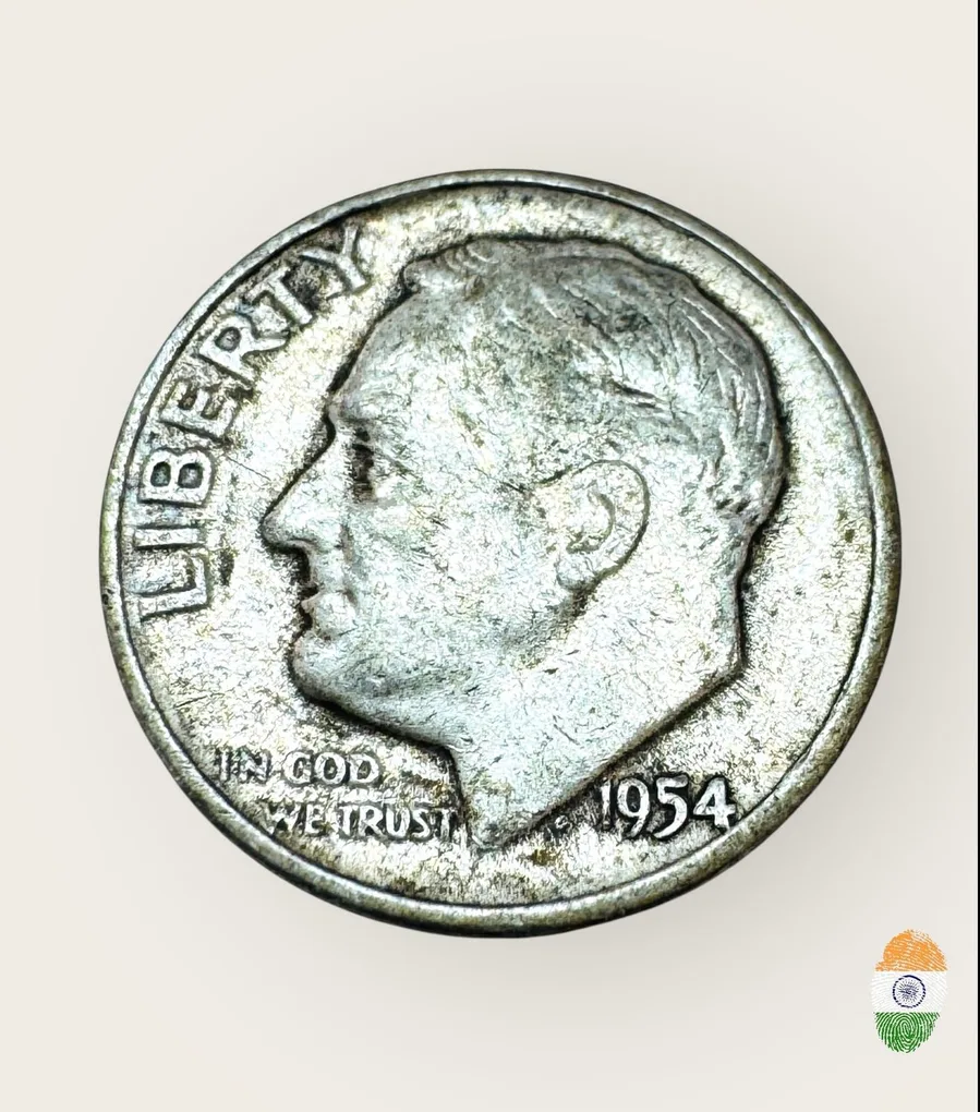 USA USD 1 Dime James Monroe Presidential 1954 Issue