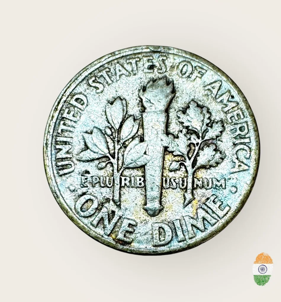 USA USD 1 Dime James Monroe Presidential 1954 Issue
