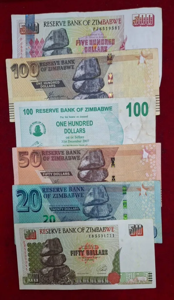 Zimbabwe Big Size Big Denomination Rare (20 Pcs Set) Lowest Price