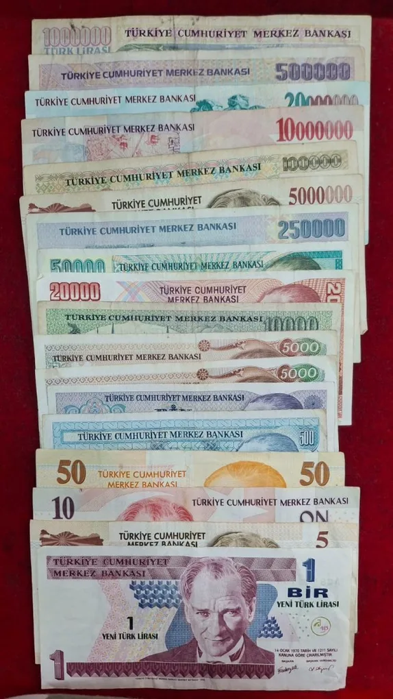 Turkey Big Size Big Denomination Rare (18 Pcs Set) Lowest Price