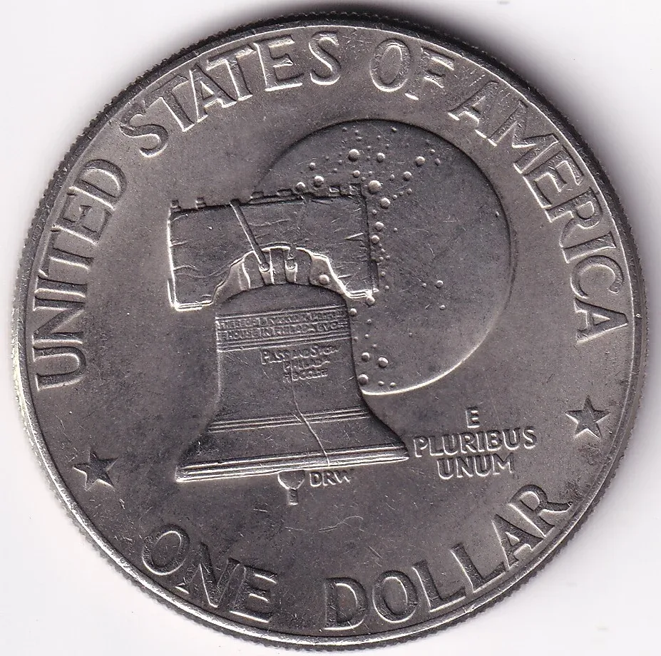 Eisenhower United States of America 1976 One Dollar 38 mm Copper Nickel Coin