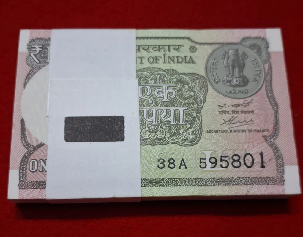 One Rupee Packet 2020 Serial No. 595801