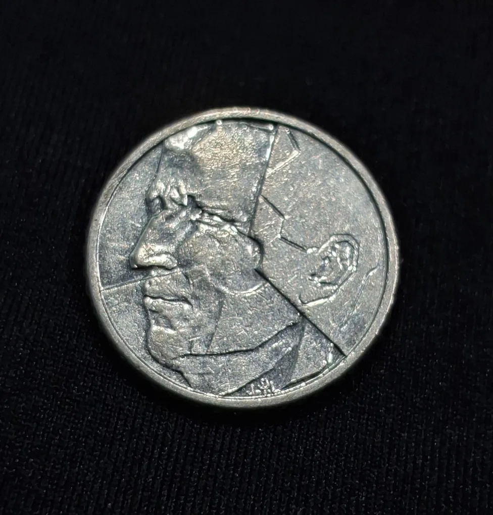 Belgium 50 Francs Coin UNC Condition