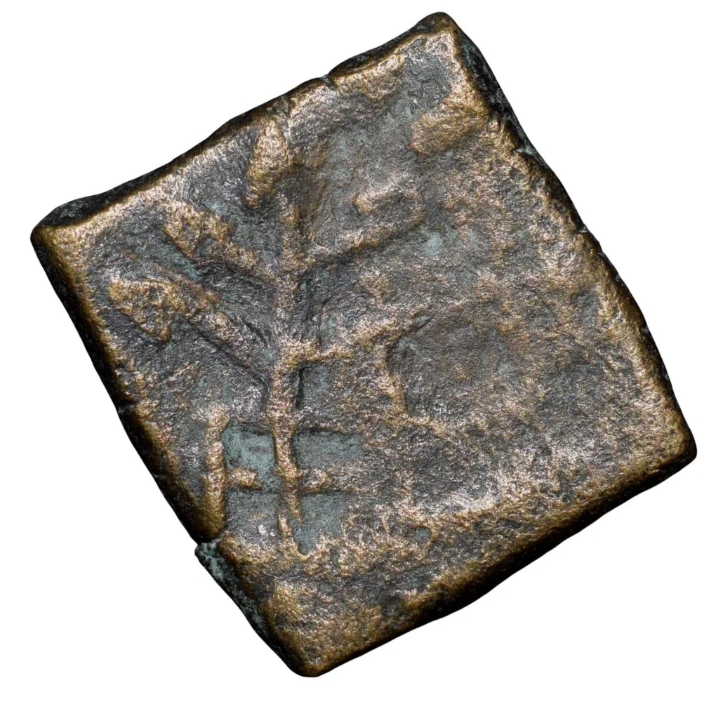Copper Coin of Satakarni (1st Cen. BC) of Satavahan Dynasty from Marathwada Region