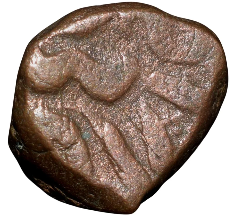 Copper 1/4 Tanka of Sikander Shah Lodi(AD 1488-1517) of Delhi Sultanate D710