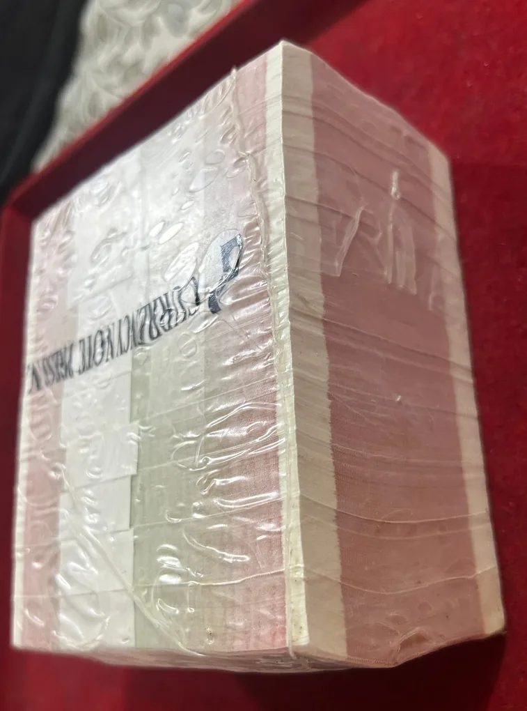 Rare 1 Rupee 2019 Rare Date gov…Subhash garg Complete RIM Sealed Mint Packed 1000 Notes GEM UNC