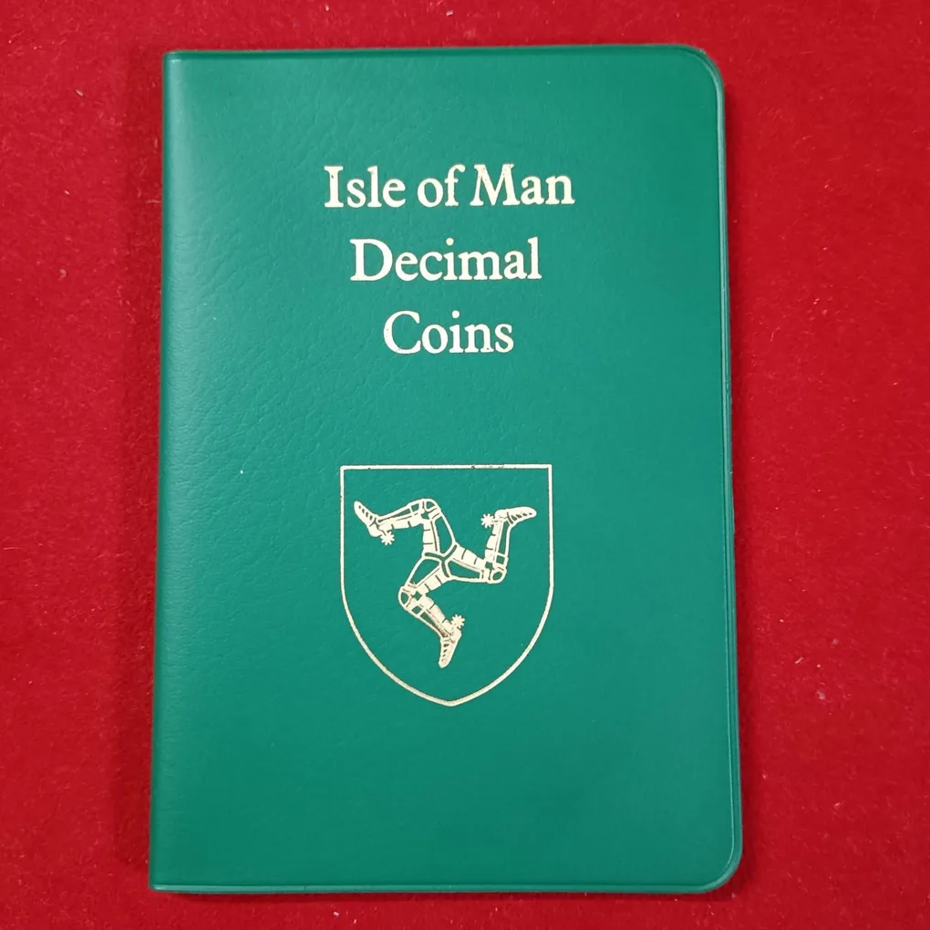 ISLE Of Man Decimal Coins 1974 Year Dairy British Coin Set