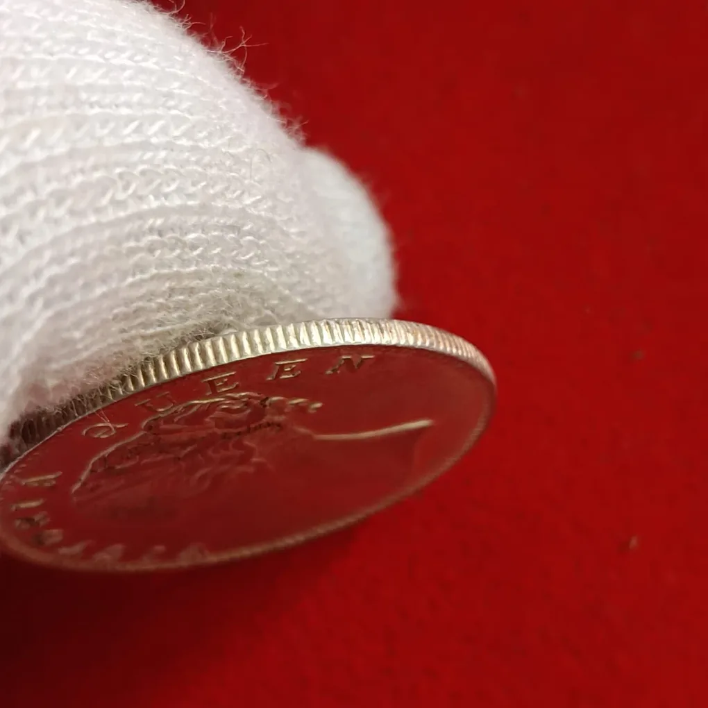 Victoria Queen One Ruppe Continuous Legend Silver Coin 1840 Year Calcutta Mint Scare Coin Good Condition British of India