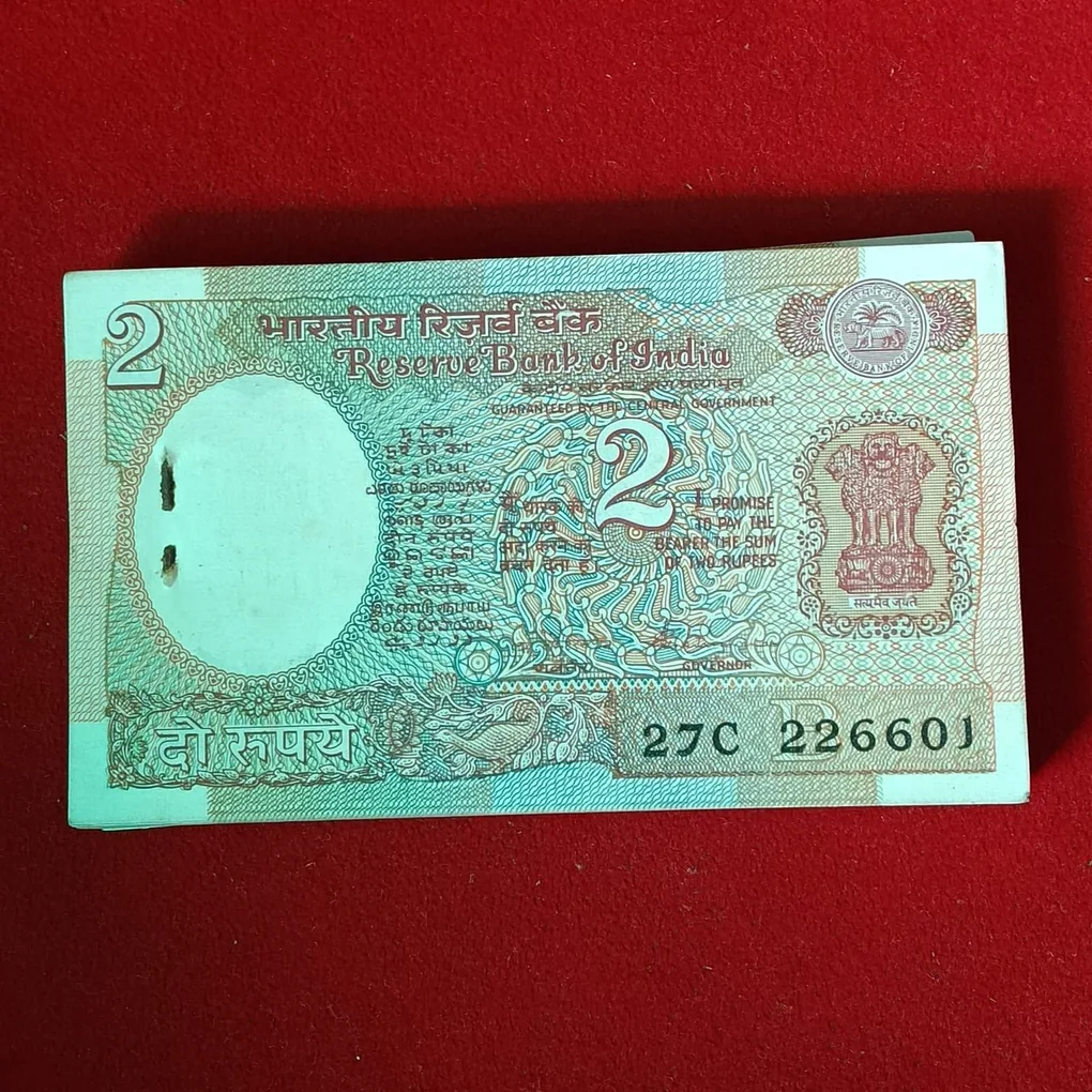 Two Rs Old Rare Satalite Bundle Governor S.Venketraman Reverse 786 Gem Unc Condition 226601