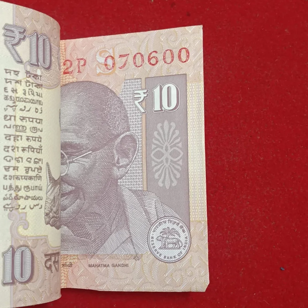 10 Rs Old Birthday Bundle Governor Raghuraman Rajan 2014 Year Gem Bunc Condition Bundle 070501