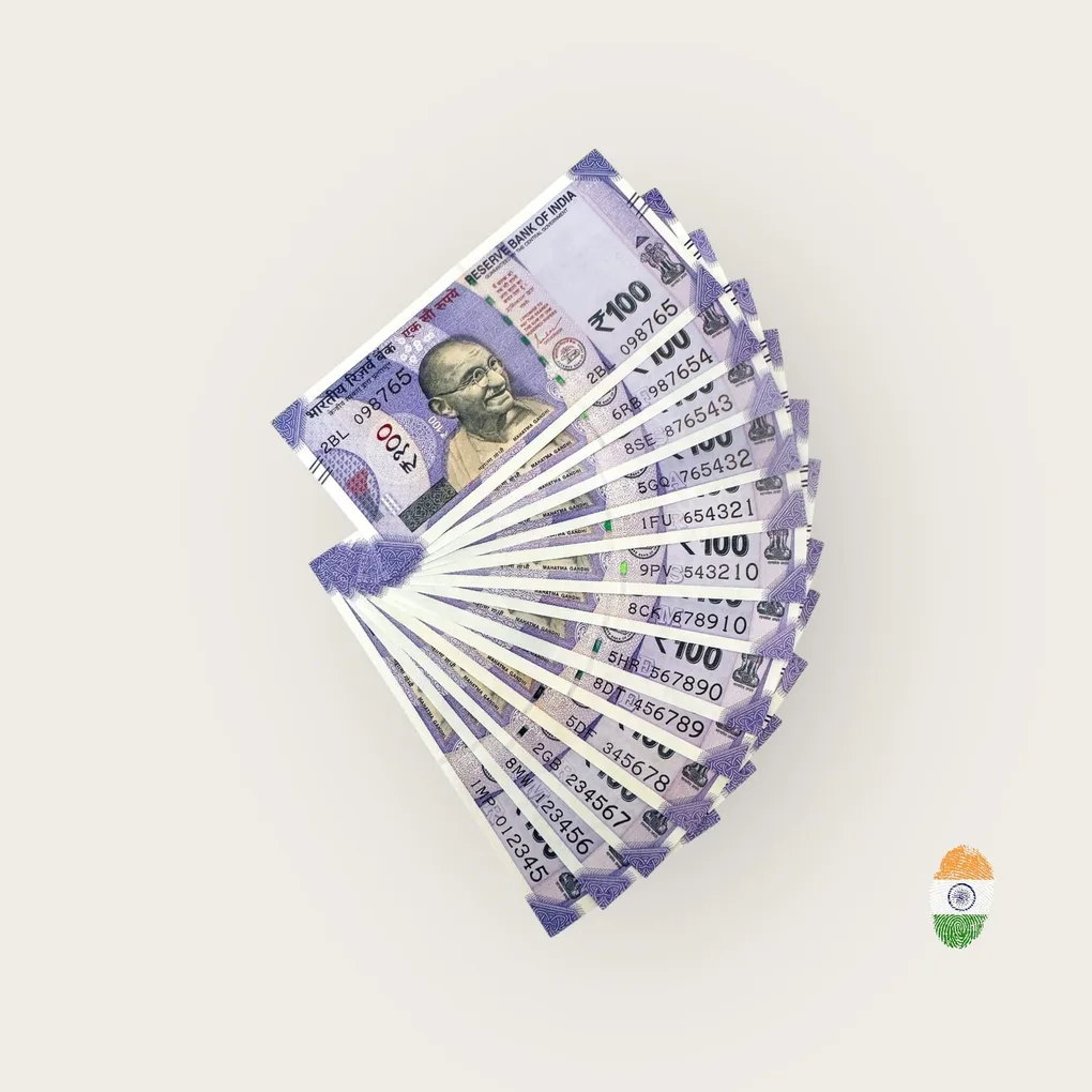 Rs 100 Running Number Set 012345 to 543210 Total 13 note set Gem UNC Unique and Rare