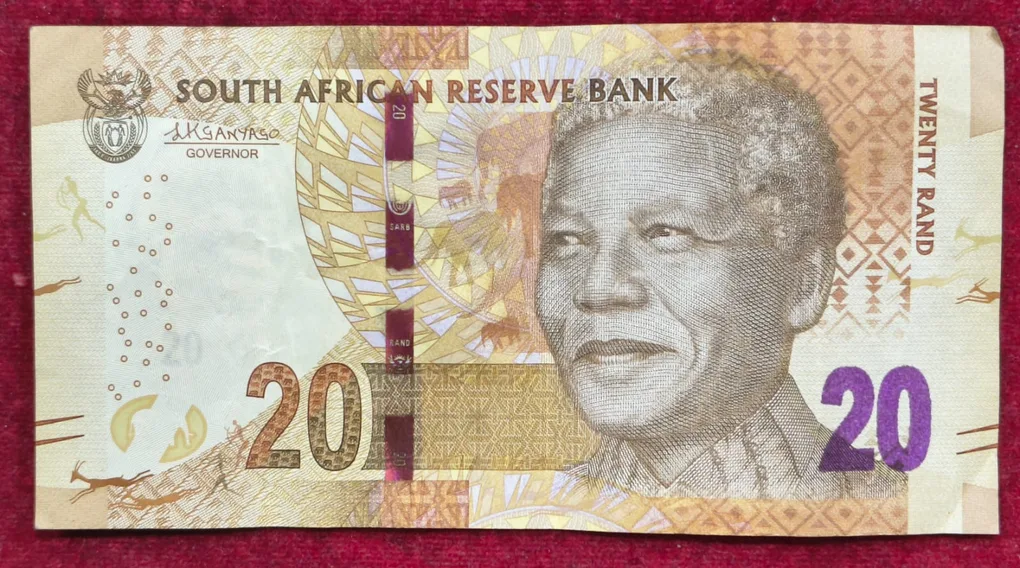 South Africa 20 Rand Without Omron rings rare note