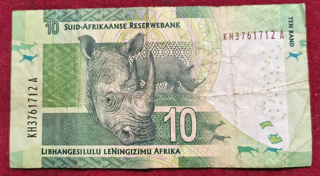 South Africa 10 Rand rare note