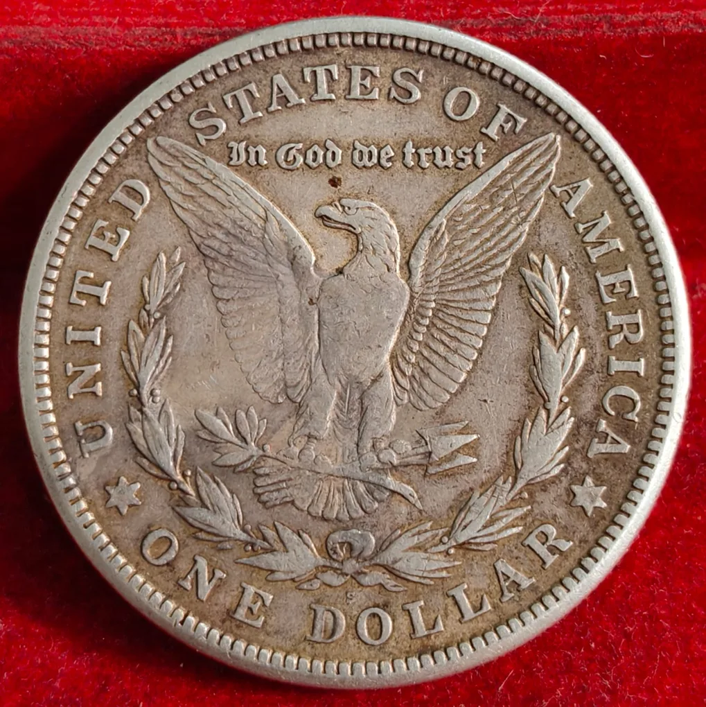United States america 1921 silver 1 Dollar "Morgan Dollar silver Weight 26.73 g Extermaly rare coin # A-458