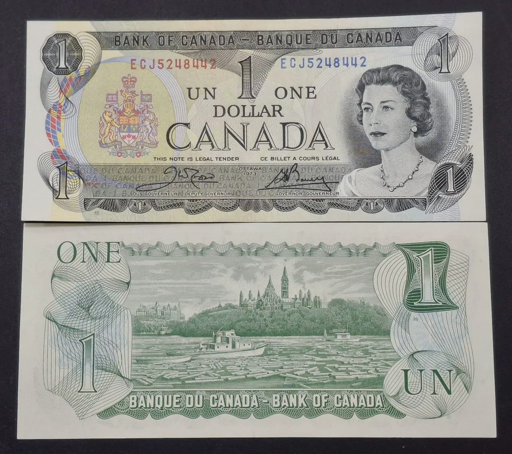 Canada 1 Dollar - Elizabeth II Rare GEM UNC Note
