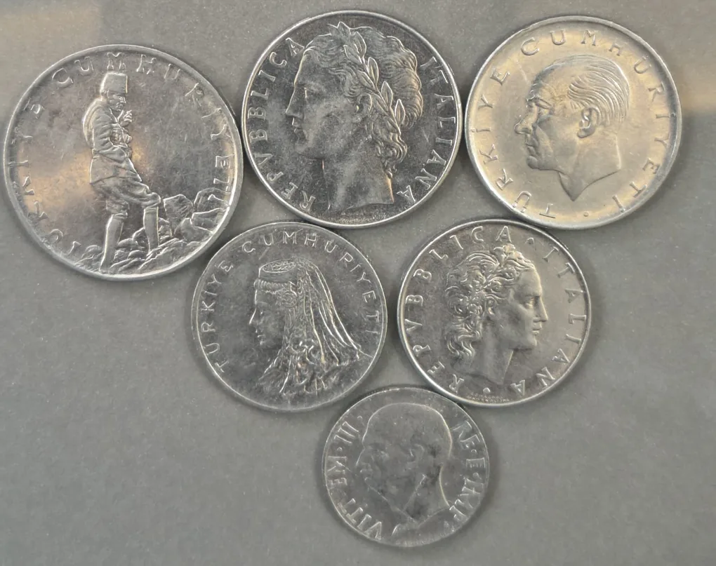 Turkey 6 Different Denomination Rare( 6 PCE Set ) Coin # A-473