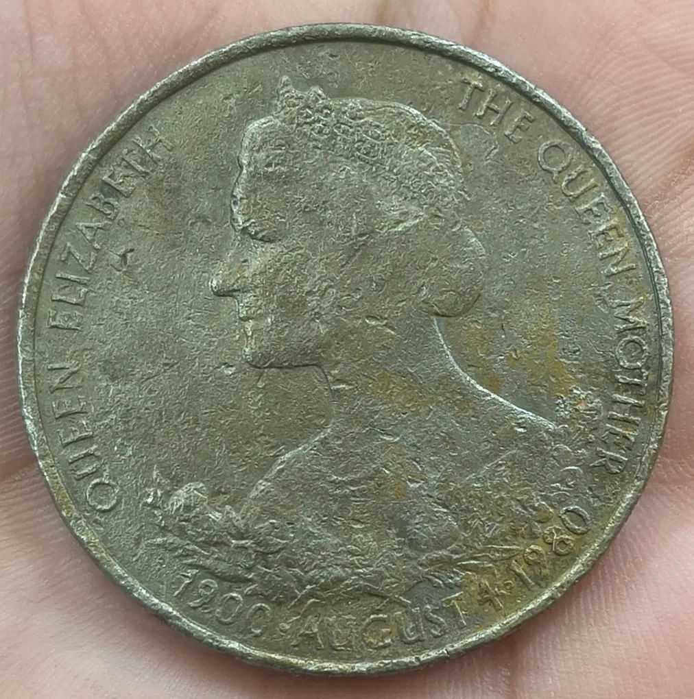 25 Pence - 1900 Elizabeth II Queen Rare Coin # A-475