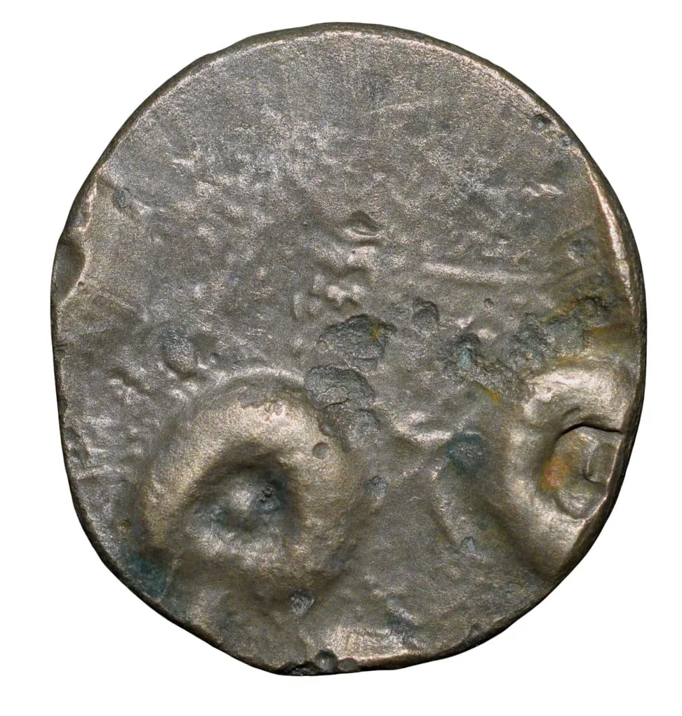 Potin Coin of Yajna Satakarni (1st Cen.BC) of Satavahana Dynasty Elephant Type Banavasi Region