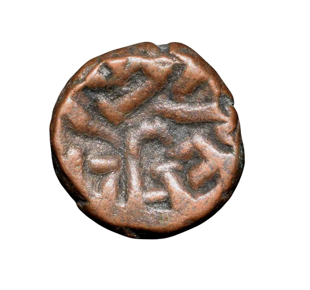 Copper Kakani of Ganapati Naga(c. 3rd Cen. AD) of Nagas Dynasty from Padmavati Bull Type