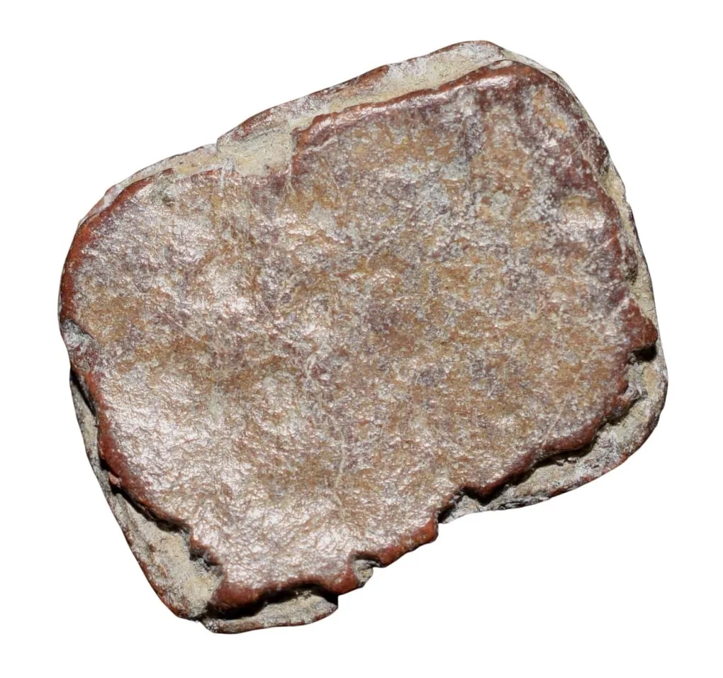 Lead Coin of Western Kshatrapa - Rudrasena III? (3rd Cen. AD) with Bull walking Right Rare