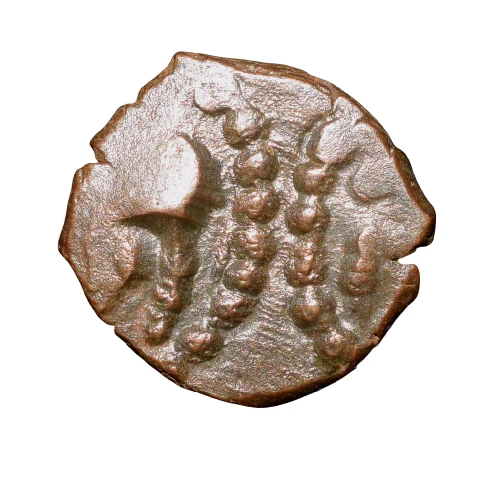 Error Copper Kakani of Ganapati Naga(3rd Cen. AD) of Nagas of Padmavati